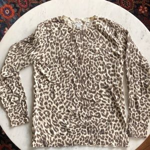 J Crew Leopard Sweater